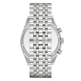Emporio Armani Sportivo Chronograph Silver Dial Silver Steel Strap Watch For Men - AR6073