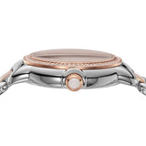 Emporio Armani Three Hand Quartz Mother of Pearl Dial Two Tone Steel Strap Watch For Women - AR11569