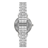 Emporio Armani Gianni T-Bar Quartz Blue Dial Silver Steel Strap Watch For Women - AR11594