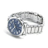 Emporio Armani Luigi Chronograph Blue Dial Silver Steel Strap Watch For Men - AR11132