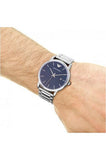 Emporio Armani Luigi Blue Dial Silver Steel Strap Watch For Men - AR11089