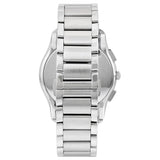 Emporio Armani Valente Chronograph Quartz Black Dial Silver Steel Strap Watch For Men - AR11083