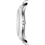 Emporio Armani Valente Quartz Black Dial Silver Steel Strap Watch For Men - AR11086