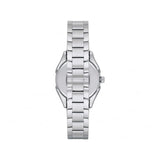 Emporio Armani Valeria Quartz Mother of Pearl Dial Silver Steel Strap Watch For Women - AR11030