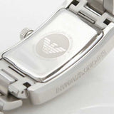 Emporio Armani White Dial Silver Stainless Steel Watch For Women - AR0146