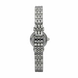 Emporio Armani Gianni T Bar Quartz Silver Dial Silver Steel Strap Watch For Women - AR1935