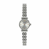 Emporio Armani Gianni T Bar Quartz Silver Dial Silver Steel Strap Watch For Women - AR1935