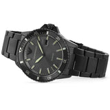 Emporio Armani World Explorer Black Dial Black Steel Strap Watch for Men - AR11398