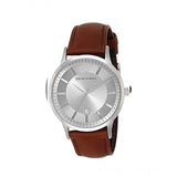 Emporio Armani Renato Silver Dial Brown Leather Strap Watch For Men - AR2463