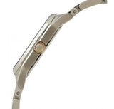 Emporio Armani Gianni T Bar Mother of Pearl Dial Two Tone Steel Strap Watch For Women - AR11146