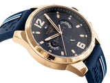 Tommy Hilfiger Decker Multifunction Blue Dial Blue Rubber Strap Watch for Men - 1791474