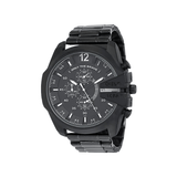 Diesel Mega Chief Chronograph Black Steel Strap Watch For Men - DZ4283