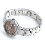 Fossil Virginia Taupe Dial Silver Steel Strap Watch for Women - ES4147