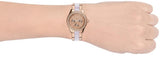 Fossil Stella Multifunction Rose Gold Dial Two Tone Steel Strap Watch for Women - ES4755