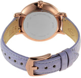 Fossil Jacqueline Purple Dial Purple Leather Strap Watch for Women - ES4814