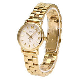 Marc Jacobs Baker White Dial Gold Stainless Steel Watch for Women - MBM3247