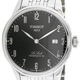 Tissot Le Locle Powermatic 80 Black Dial Silver Steel Strap Watch For Men - T006.407.11.052.00