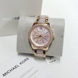 Michael Kors Tibby Multifunction Rose Gold Dial Rose Gold Steel Strap Watch For Women - MK6928