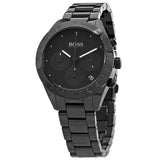 Hugo Boss Talent Black Ceramic Dial Black Steel Strap Watch for Men - 1513581