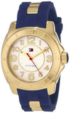 Tommy Hilfiger White Dial Two Tone Steel Strap Watch for Women - 1781307