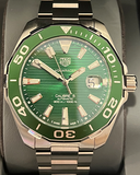 Tag Heuer Aquaracer Green Dial Watch for Men - WAY201S.BA0927