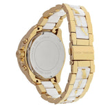 Michael Kors Wren Diamonds Gold  Dial Two Tone Steel Strap Watch for Women - MK6157