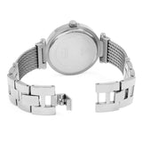 Guess Soho Silver DIal Stainless Steel Mesh Bracelet Watch For Women - W0638L1