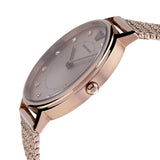 Emporio Armani Kappa Pink Dial Pink Mesh Bracelet Watch For Women - AR11129