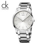 Calvin Klein Bold White Dial Silver Steel Strap Watch for Men - K2241120