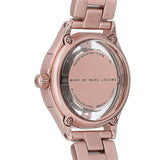 Marc Jacobs Tether Rose Gold Transparent Dial Rose Gold Stainless Steel Strap Watch for Women - MBM3417