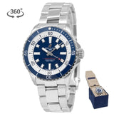 Breitling Superocean Automatic 42mm Blue Dial Silver Steel Strap Watch for Men - A17375E71C1A1