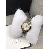 Gucci G Timeless Silver Dial Two Tone Steel Strap Watch For Women - YA126511