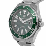 Tag Heuer Aquaracer Green Dial Watch for Men - WAY201S.BA0927