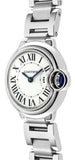 Cartier Ballon Bleu De Cartier White Dial Silver Steel Strap Watch for Women - W69010Z4