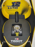 Tissot T Race Thomas Luthi Chronograph Grey Dial Black Rubber Strap Watch For Men - T092.417.27.067.00