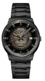 Mido Commander II Automatic Gradient Black Dial Black Steel Strap Watch For Men - M021.407.33.411.00