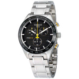 Tissot PRS 516 Chronograph Black Dial Silver Steel Strap Watch For Men - T100.417.11.051.00