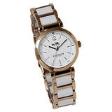 Coach Sport White Dial Two Tone Steel Strap Watch for Women - 14502463