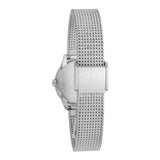 Calvin Klein Minimal White Dial Silver Mesh Bracelet Watch for Women - K3M23126