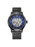 Maserati Epoca Automatic Skeleton Blue Dial Mesh Bracelet Watch For Men - R8823118002