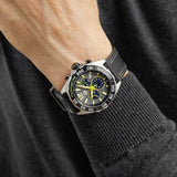 Tag Heuer Formula 1 Quartz Chronograph Grey Dial Black Nylon Strap Watch for Men - CAZ101AG.FC8304