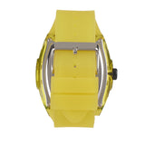 Guess Phoenix Multi Function Black Dial Yellow Rubber Strap Watch for Men - GW0203G6