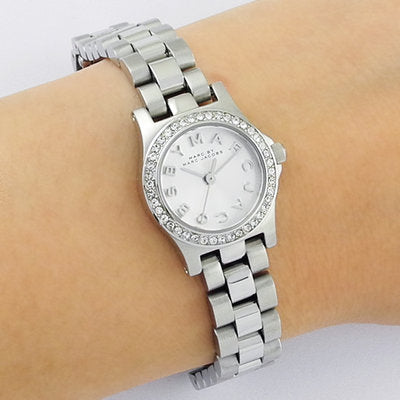 Marc Jacobs Henry Silver Dial Silver Steel Strap Watch for Women - MBM3276