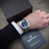 TAG Heuer Formula 1 Waz2014 Blue Dial Watch on Wrist