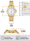 Fossil watch with measurements and credit card comparison