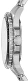 Fossil FB-01 Automatic Skeleton Black Dial Silver Steel Strap Watch for Men - ME3190