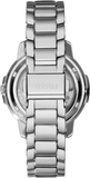 Fossil Architect Automatic Silver Dial Silver Steel Strap Watch for Women - ME3057