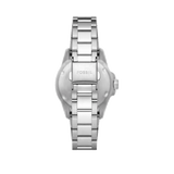 Fossil Blue Dive Three Hand Blue Dial Silver Steel Strap Watch For Women - ES5353