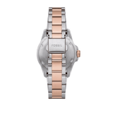 Fossil Blue Dive Three Hand Gray Dial Two Tone Steel Strap Watch For Women - ES5348