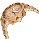 Fossil Boyfriend Chronograph Rose Gold Dial Rose Gold Steel Strap Watch for Women - ES3380